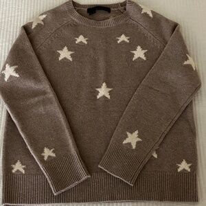 360 Cashmere Cashmere sweater XS, beige with stars